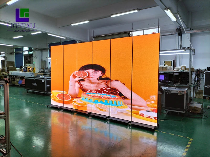 640x1920mm Led Poster Display Screen P1.8 P2 P2.5 Flooring Standing Smart Advertising LED Panel