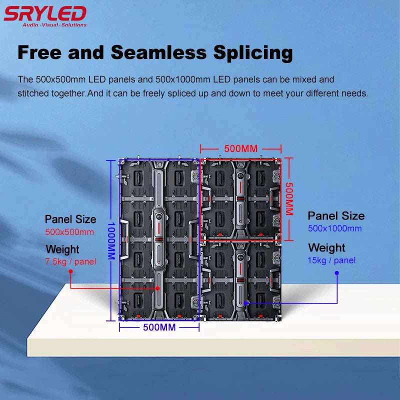 P1.9 P2 P2.5 P2.6 P2.9 P3.9 LED Video Wall Stage Rental Outdoor LED Display Screen Concert Background