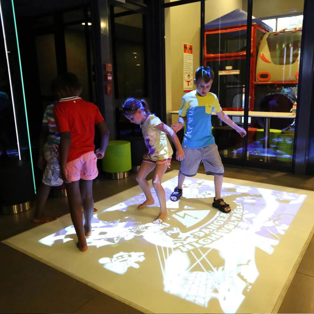 Popular Smartboard Interactive Floor Games Christmas Starry Night Light 3D Projection Whiteboard Screen Store Exhibition Mall