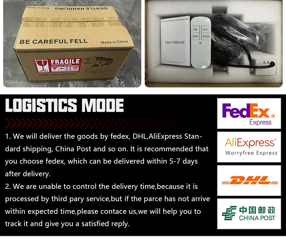 Custom Gobo Projector 100W Advertising Light Outdoor Waterproof IP67 Image Rotational Led Logo Do Projector Shop Entrance Floor