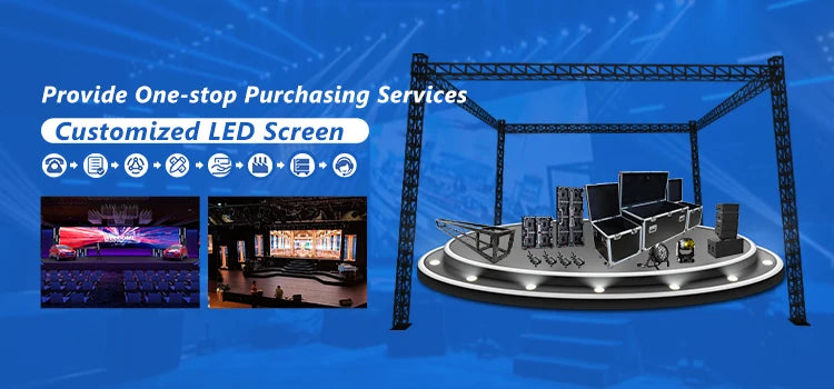 P1.9 P2 P2.5 P2.6 P2.9 P3.9 LED Video Wall Stage Rental Outdoor LED Display Screen Concert Background