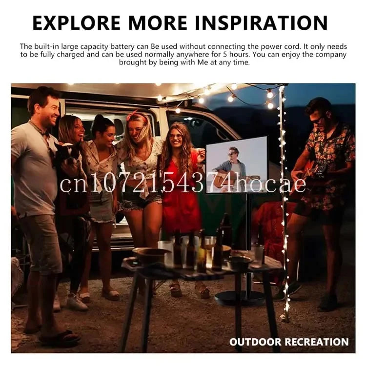 21.5 Inch Battery-power  Stand By Me Tv In-cell Touch Screen Gym Gaming Live Room Smart Tv