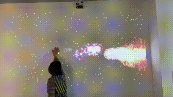 Popular Smartboard Interactive Floor Games Christmas Starry Night Light 3D Projection Whiteboard Screen Store Exhibition Mall