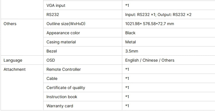 Seamless Lcd  Wall Ultra Narrow Bezel 2x2 3x3 Multi Splicing Screen Advertising Player Digital 4K Display for Displaying Video