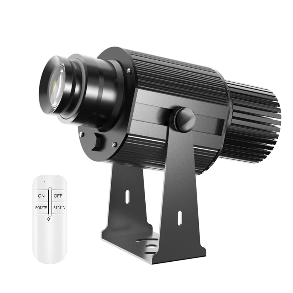 Custom Gobo Projector 100W Advertising Light Outdoor Waterproof IP67 Image Rotational Led Logo Do Projector Shop Entrance Floor