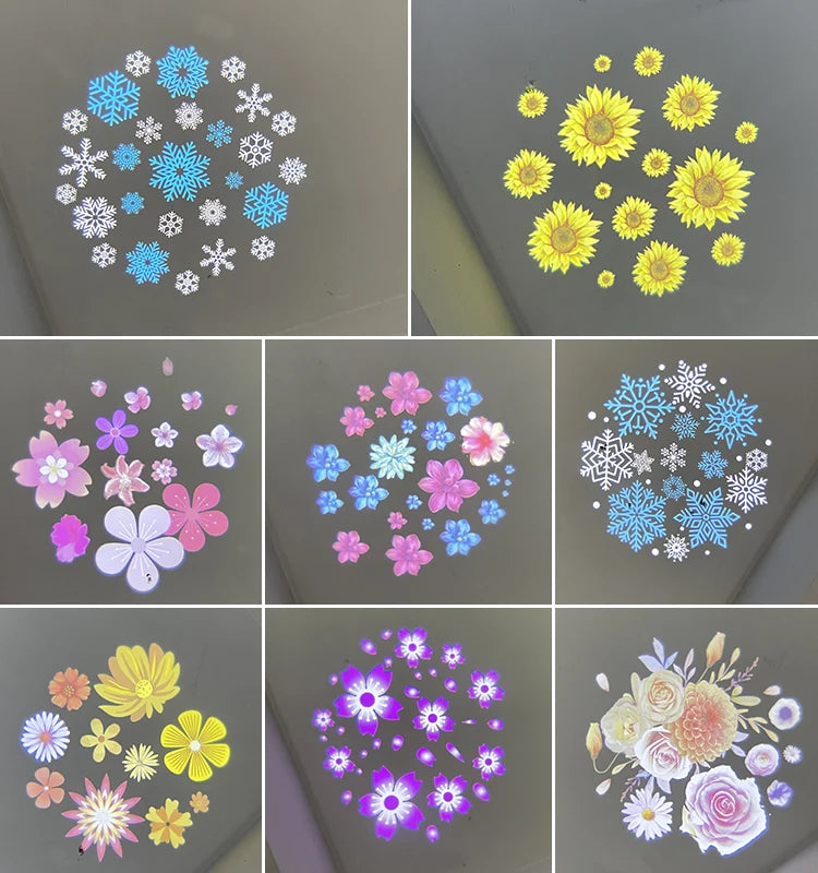 Led Logo Projection Custom Advertising Notice Restaurant Welcome Image Sign Caution  Rotary Led Light Gobo Projector For Outdoor