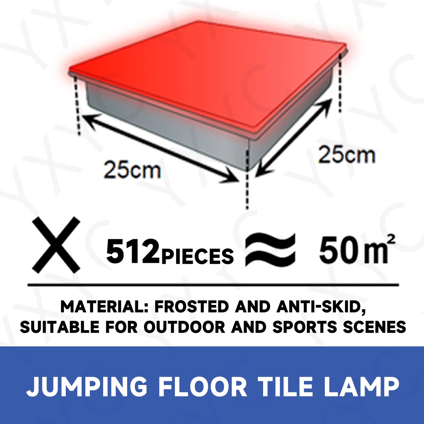 Activategames Floor Tile Light Avoiding Red Light Activating Healthy Sports Large-scale Somatosensory Game   lamp movement