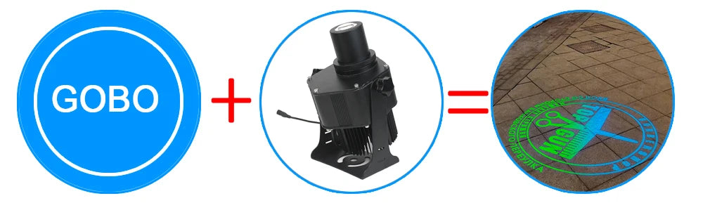 Gobo Projector 10w 20w 30w40w Indoor Rotating Led Advertising Logo Projector Customized Good Price