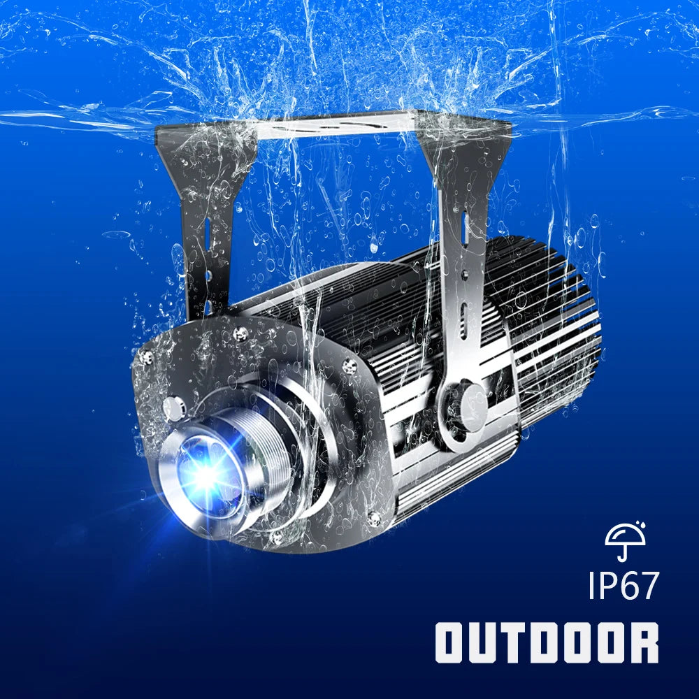 Custom Gobo Projector 150W Advertising Light Welcome Outdoor Waterproof IP67 System Image Rotation Led Logo Shop Entrance Floor