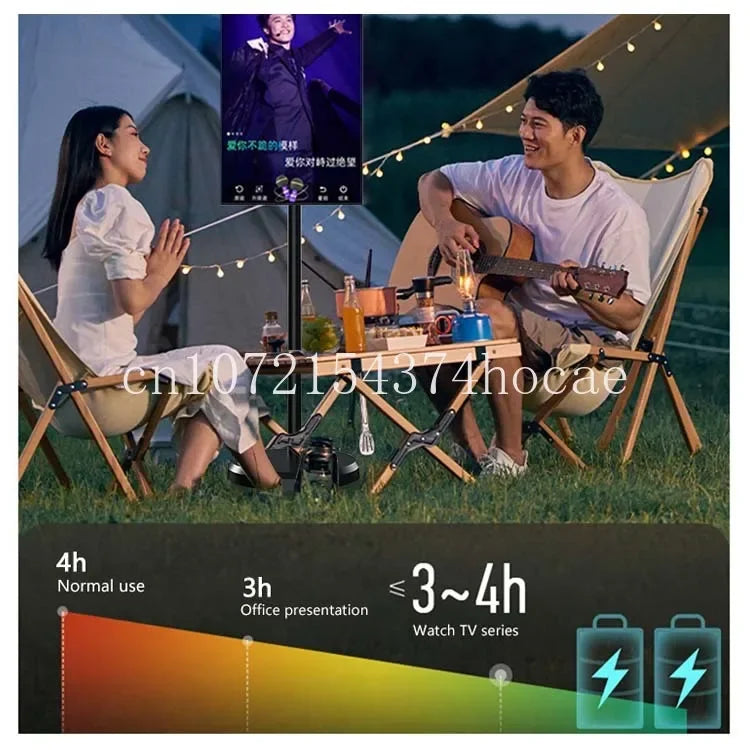 21.5 Inch Battery-power  Stand By Me Tv In-cell Touch Screen Gym Gaming Live Room Smart Tv