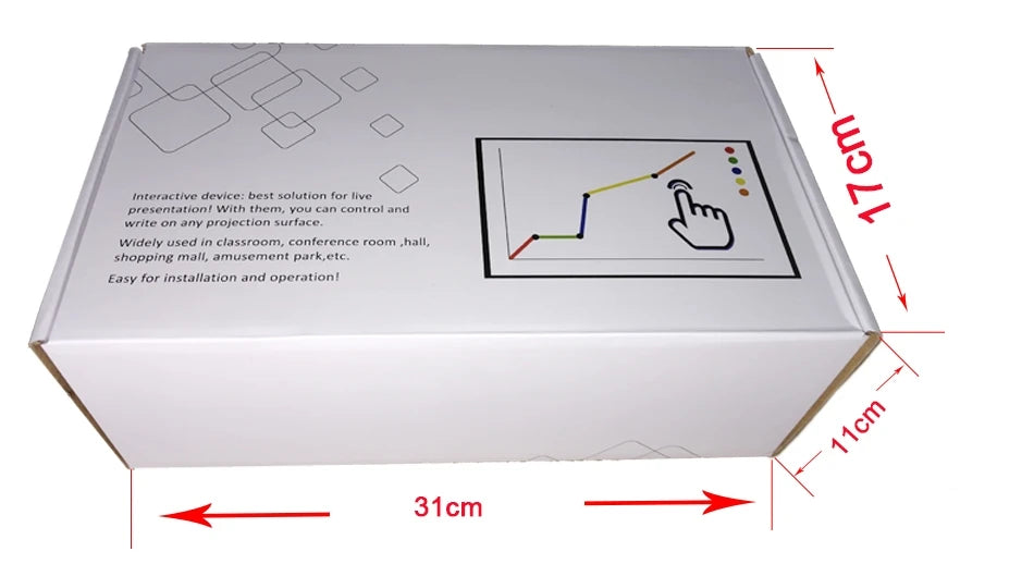 Interactive Whiteboard System 28 Floor Projector Games Multi Finger Touch Screen Smart Board Portable Playground Projection