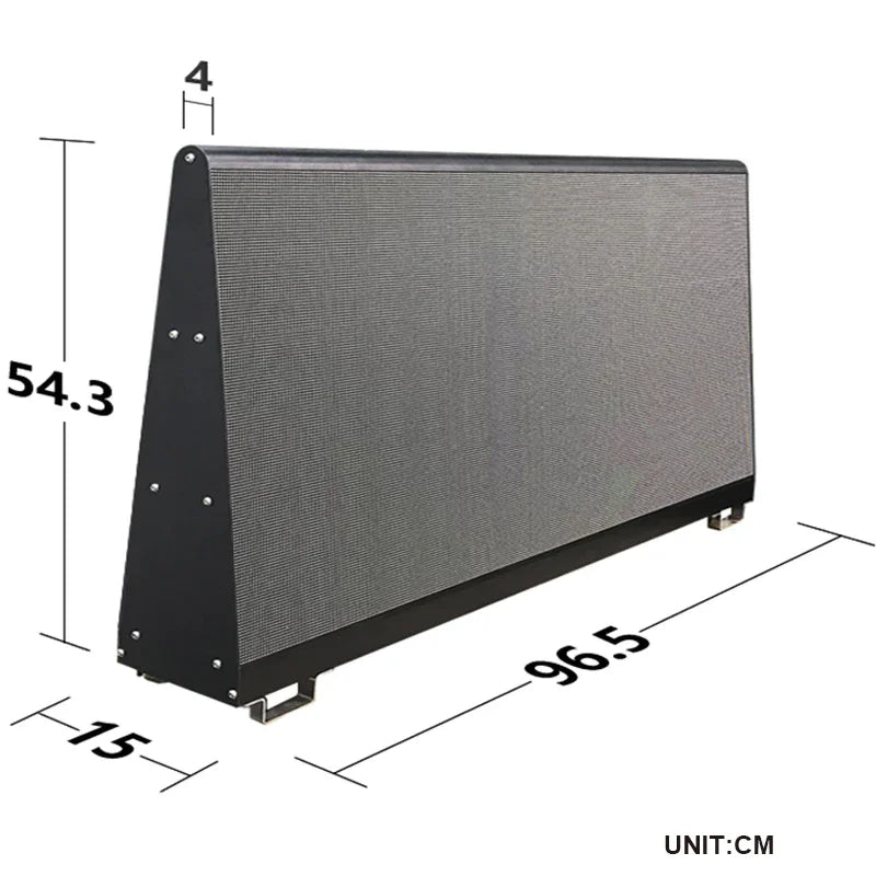 Leadleds  Double Sides Car Top Sign Board Scrolling Messages Electronic Sign Free Design Ads for Vehicles Outdoor Waterproof