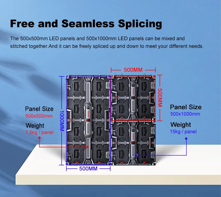P1.9 P2 P2.5 P2.6 P2.9 P3.9 LED Video Wall Stage Rental Outdoor LED Display Screen Concert Background