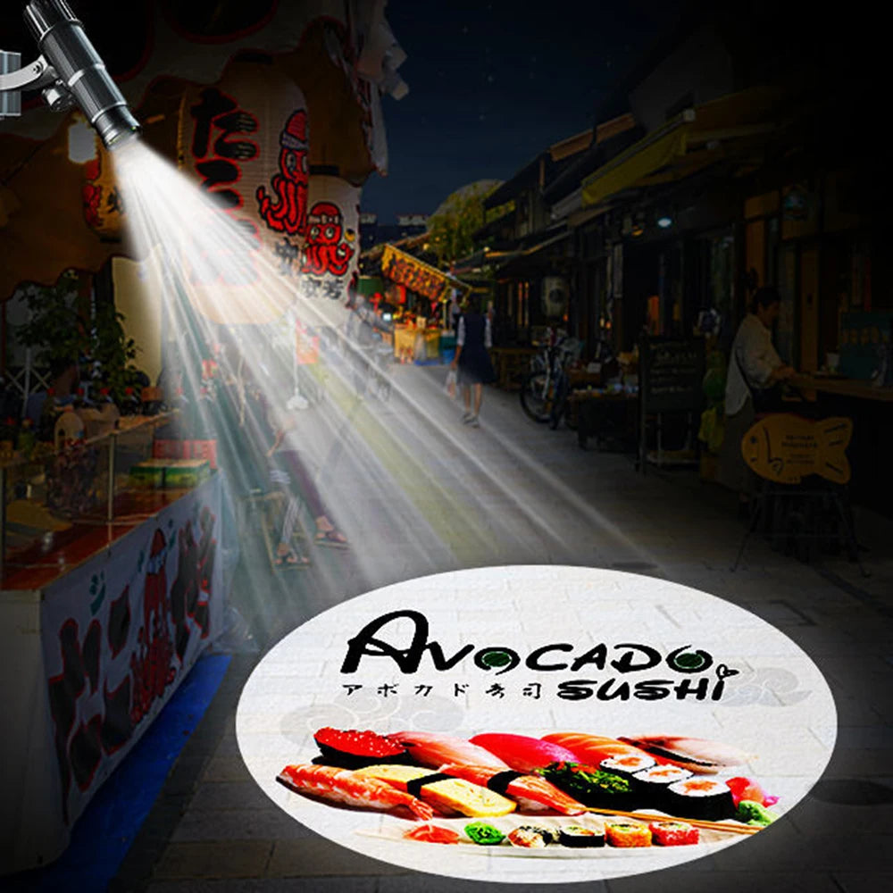 Gobo Projector 10w 20w 30w40w Indoor Rotating Led Advertising Logo Projector Customized Good Price