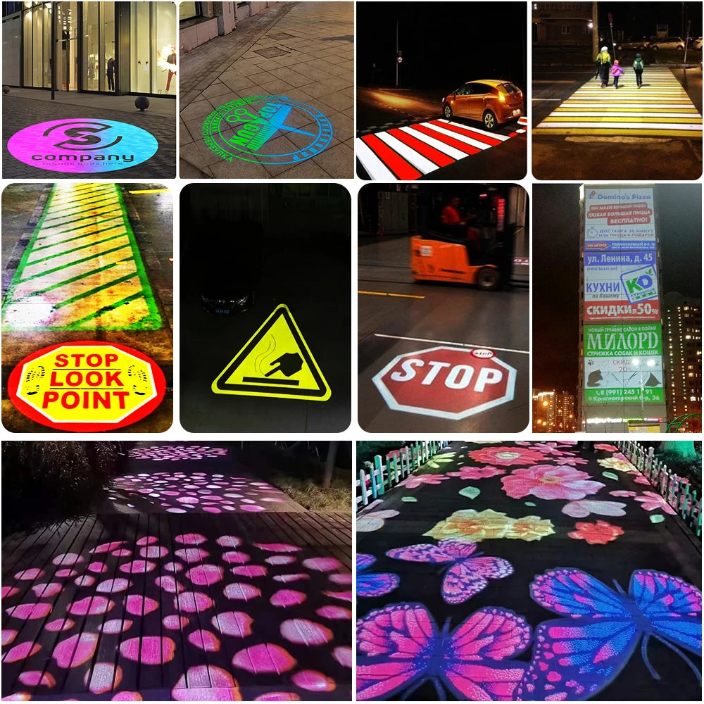 Gobo Projector 10w 20w 30w40w Indoor Rotating Led Advertising Logo Projector Customized Good Price