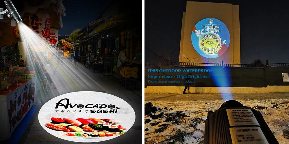 Gobo Projector 10w 20w 30w40w Indoor Rotating Led Advertising Logo Projector Customized Good Price