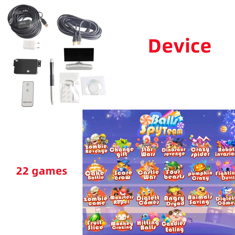 30inch to 400inch Interactive Projection System Software Advertising Display Led Holographic Display Video Pcs Events,Playground