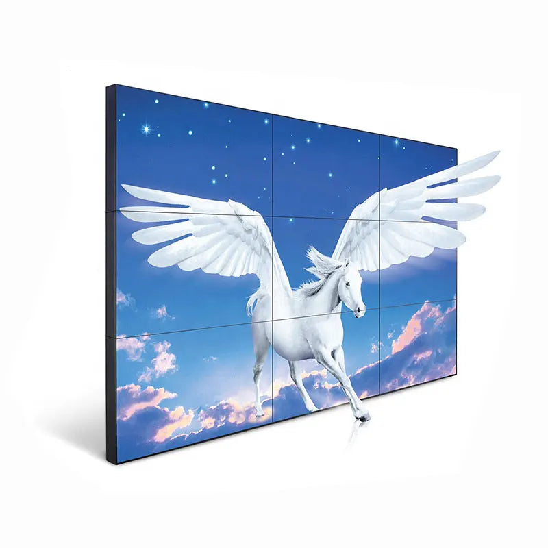55 Inch Indoor 2x2 3x3 Floor Standing Lcd  Wall With 3.5mm Seam Bezel 4K HD Resolution  Wall
