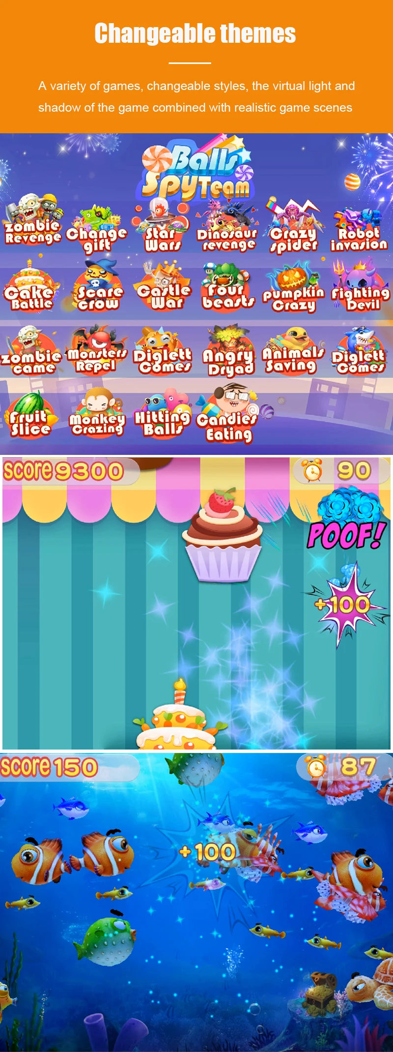 Mutil Finger Touch Large Screen Interactive Projection System Game for Kids and Adults Work With Windows and any Projectors