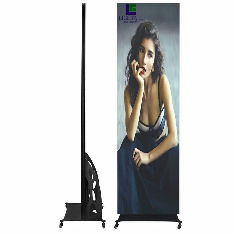 640x1920mm Led Poster Display Screen P1.8 P2 P2.5 Flooring Standing Smart Advertising LED Panel