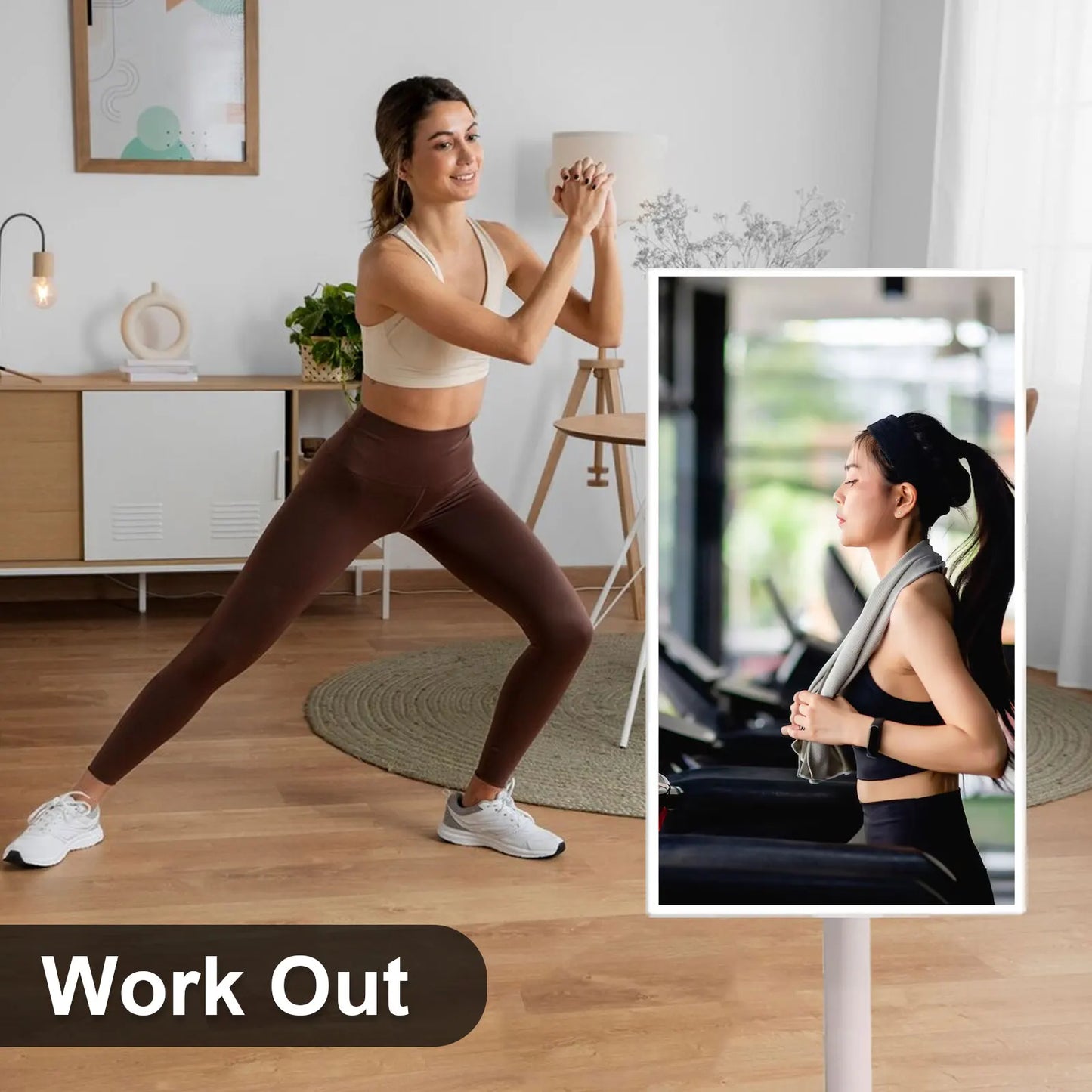 21.5inch stand by me tv screen advertising screen 64G memory android