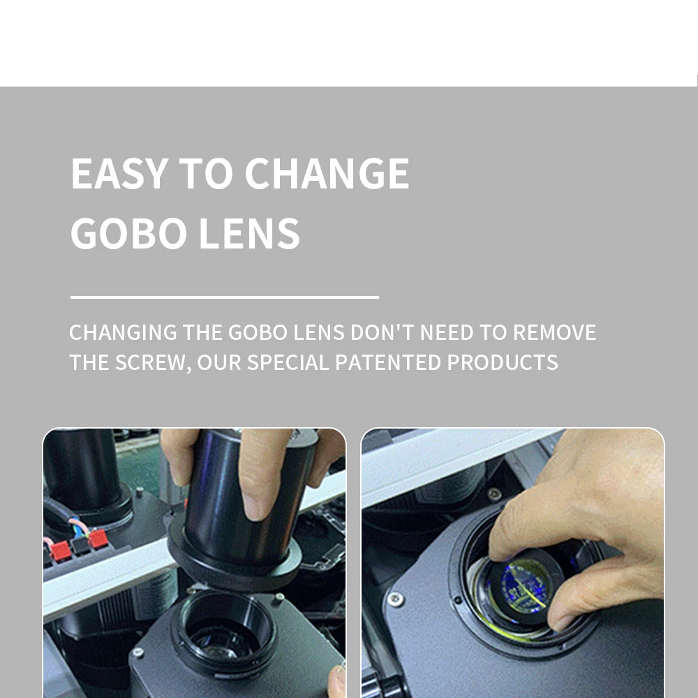 Custom Led HD Gobo Logo Projector Indoor Outdoor Ip67 Waterproof Rotating Advertising Image Projection Light For Floor Wedding