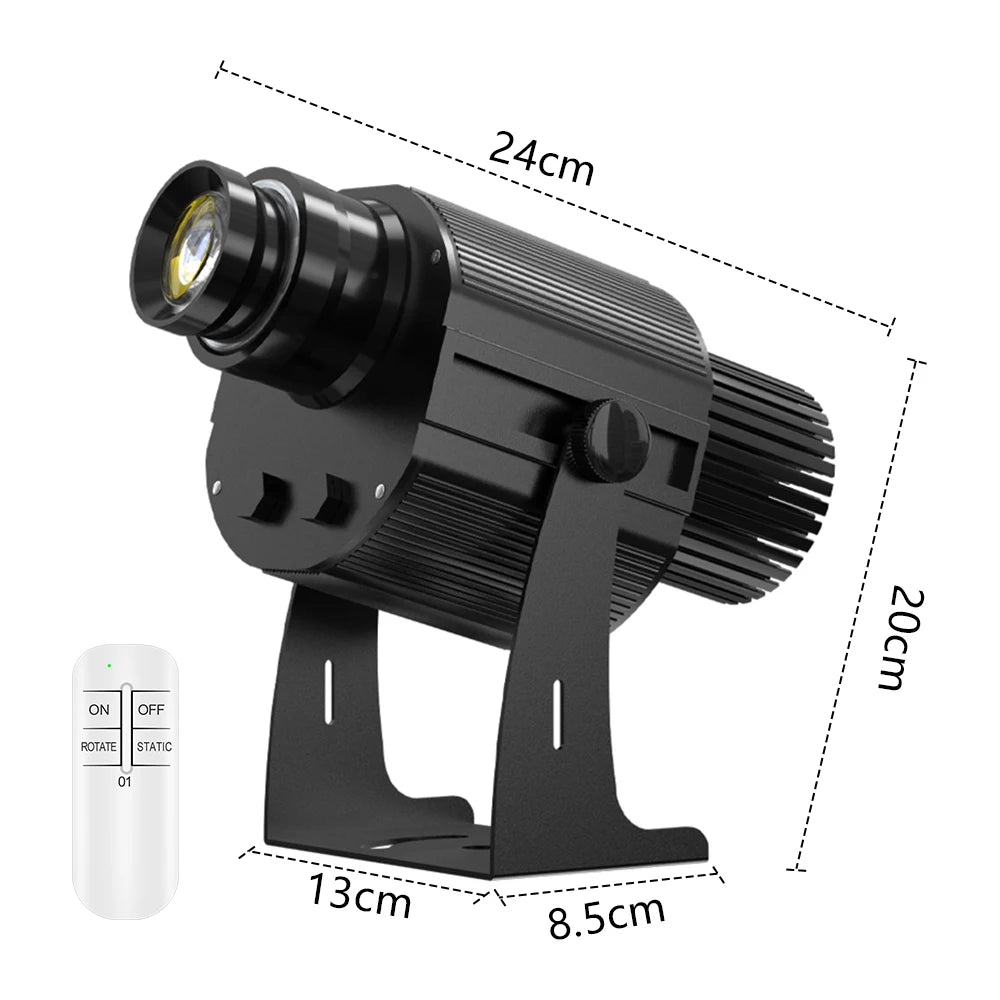 Customed Gobo Projector 120W Advertising Light  Outdoor Hotel Waterproof IP67 Image Rotation Led Logo Do Shop Entrance Floor