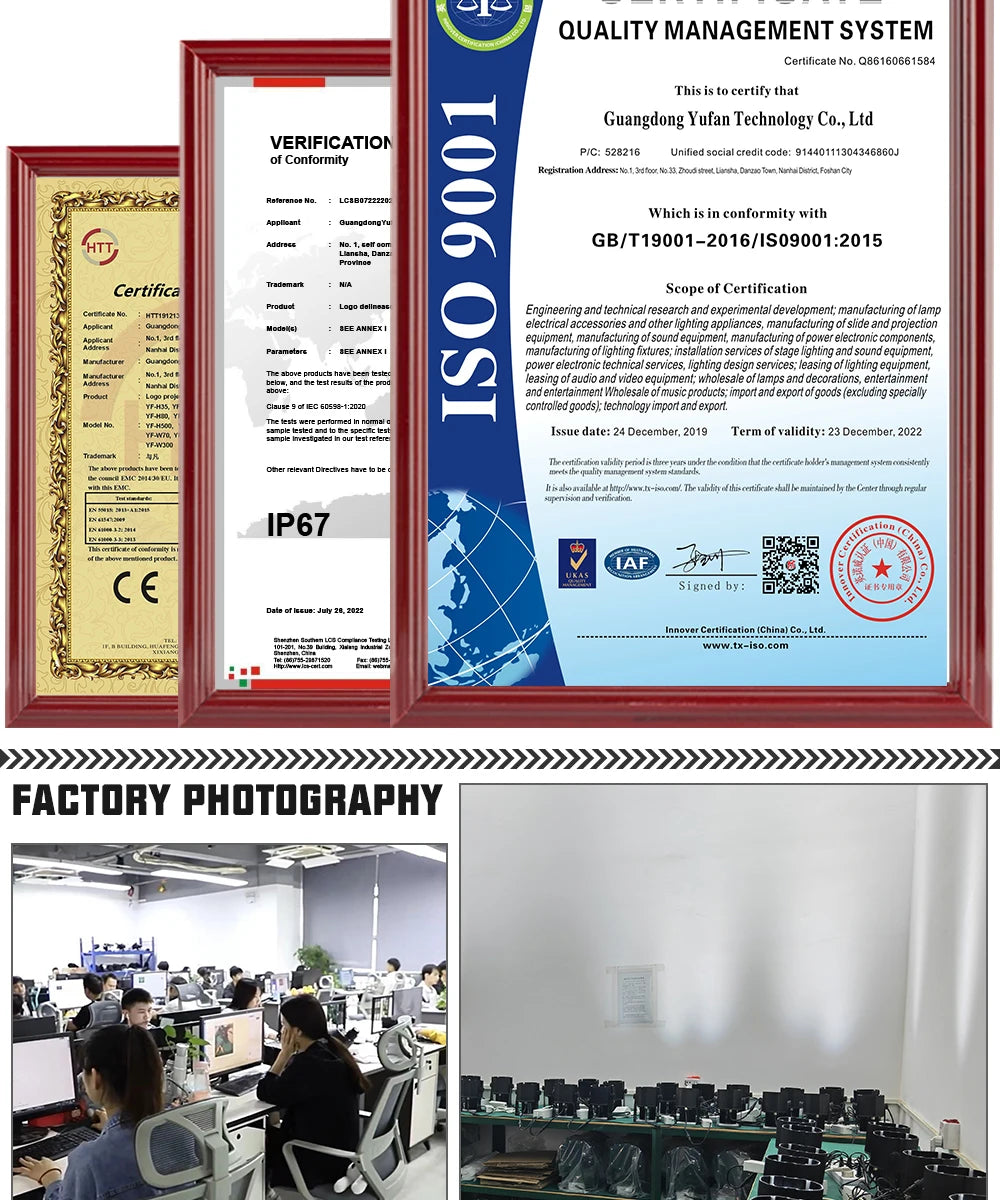 Moving Customed Gobo 35W Advertising Light Outdoor Waterproof IP67 Image Rotation Led Logo Projector Store Entrance Floor