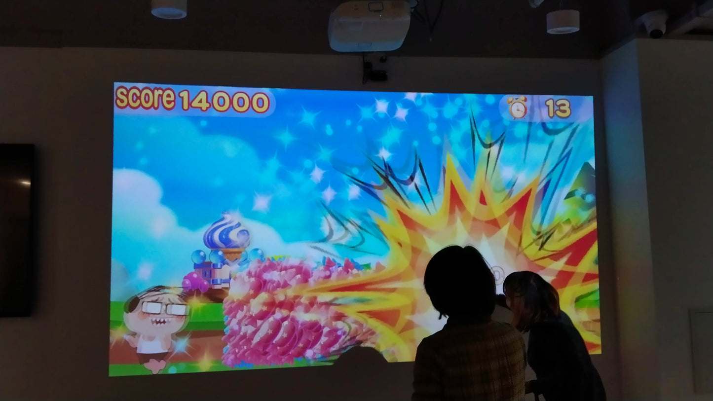 22 games Smart kids game interactive floor/wall projection system device interactive whiteboard device multi points large screen