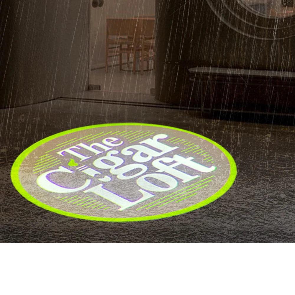 Custom Led HD Gobo Logo Projector Indoor Outdoor Ip67 Waterproof Rotating Advertising Image Projection Light For Floor Wedding