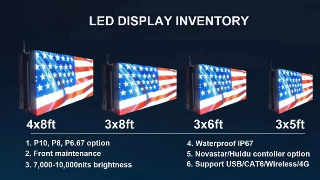 Street LED Screen P6 P3 LED Double Sided Advertisement Display Screen 6mm HD Video Sign Outdoor for Advertising Billboard