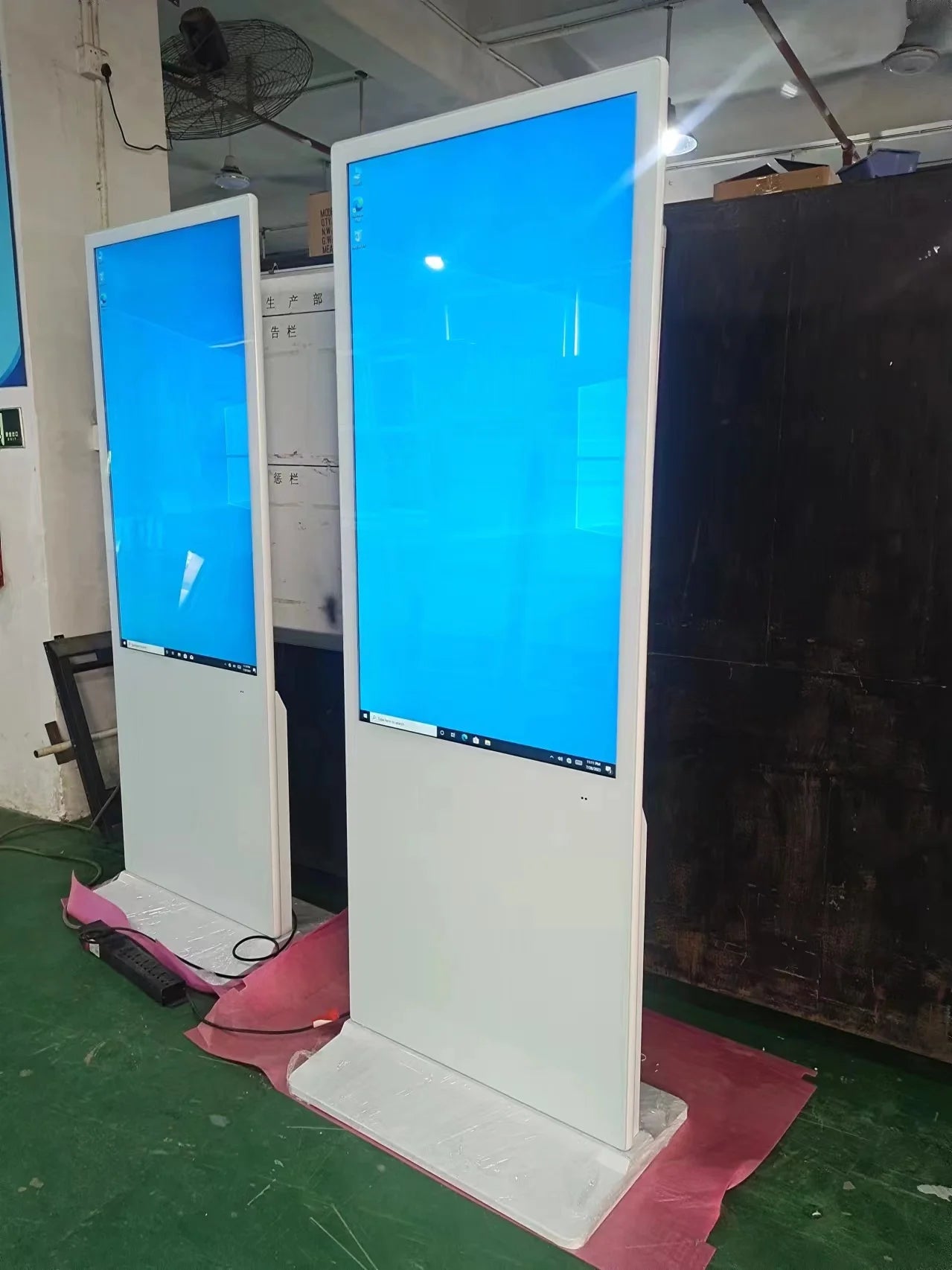 free shipping 49 Inch Indoor LCD Display Touch Screen Kiosk 1920x1080 2k Android Display Floor Standing Digital Signage